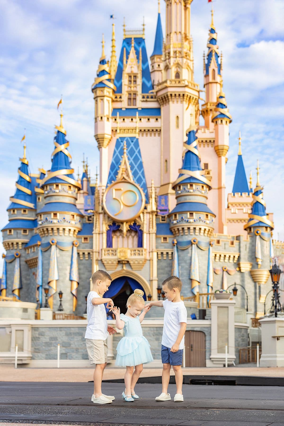 Disney World family vacation — kids exploring the parks together