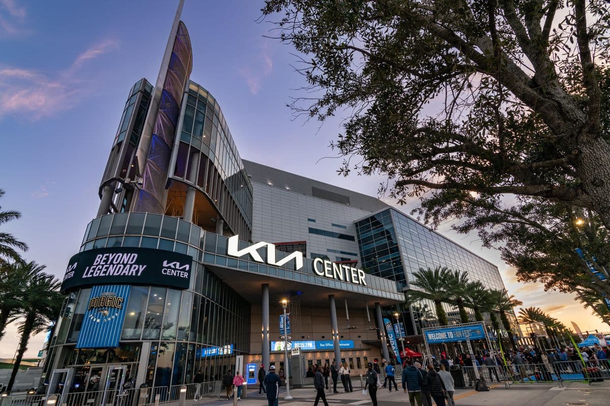 Orlando Magic basketball game at Kia Center
